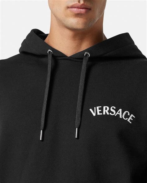 felpa nera versace|Felpe Eleganti con e senza Cappuccio .